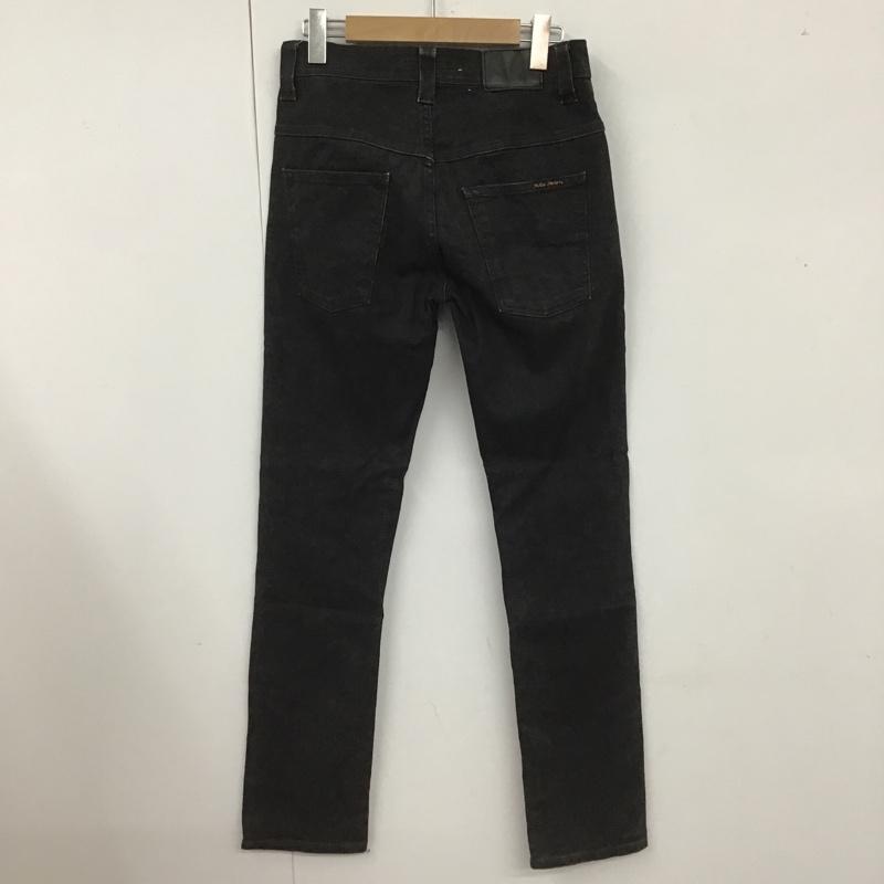 ヌーディージーンズ Nudie Jeans パンツ デニム、ジーンズ W30L32 30インチ 無地 黒 / ブラック /  メンズ USED 古着 中古 10105636