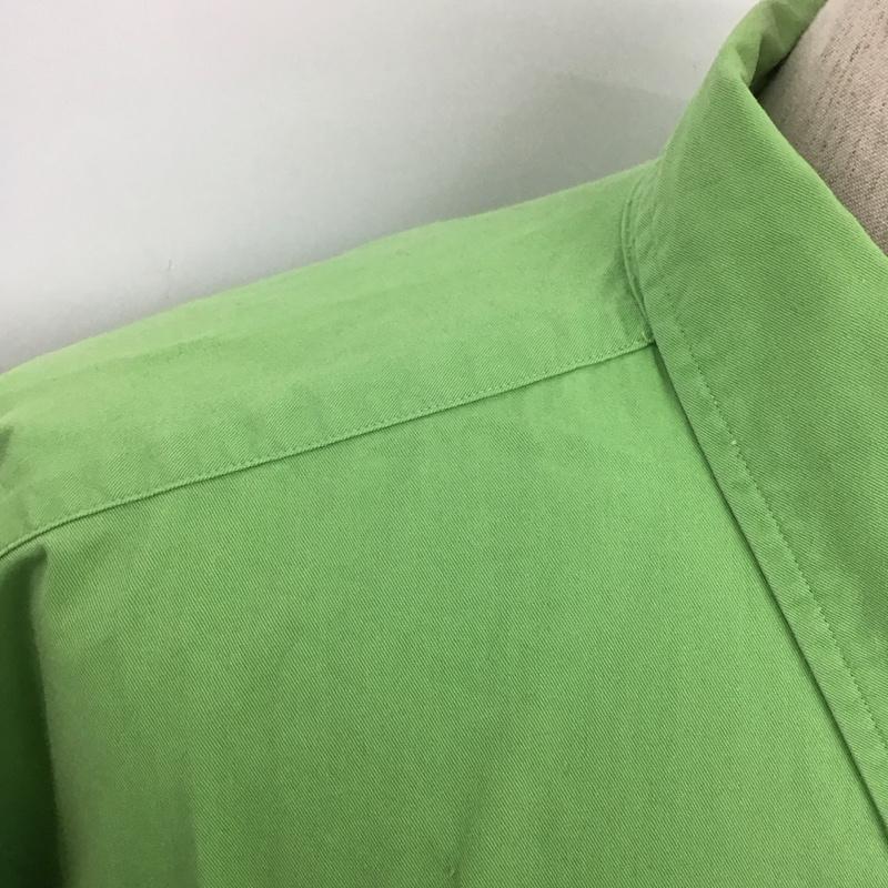 ラルフローレン RALPHLAUREN シャツ、ブラウス 半袖 ボタンダウン XXL ワンポイント 薄緑 / ライトグリーン /  メンズ USED 古着 中古 10106812