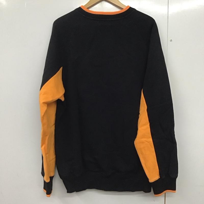 エクストララージ XLARGE トレーナー 長袖 長袖トレーナー スウェット クルーネック プルオーバー L ロゴ、文字 黒 / ブラック /  メンズ USED 古着 中古 10141514
