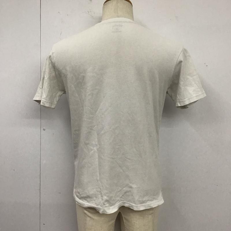 ステューシー STUSSY Tシャツ 半袖 半袖カットソー プリントTシャツ クルーネックカットソー M プリント 白 / ホワイト /  メンズ USED 古着 中古 10124005