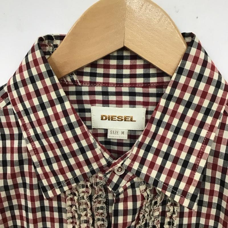 ディーゼル DIESEL シャツ、ブラウス 長袖 長袖シャツ カラーシャツ ポケットシャツ 長袖カットソー チェックシャツ M チェック マルチカラー / マルチカラー /  メンズ USED 古着 中古 10117649