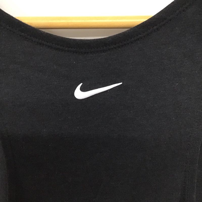 ナイキ NIKE タンクトップ タンクトップ AQ5180-010 DRI-FIT マイラータンクトップ ランニングウェア スポーツウェア タグ付き M ロゴ、文字 黒 / ブラック /  レディース USED 古着 中古 10135579