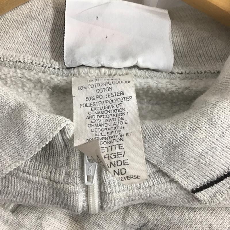 古着 USED トレーナー 長袖 長袖トレーナー スウェット ジップアップネック プルオーバー morningsun L プリント 灰 / グレー /  メンズ USED 古着 中古 10148978