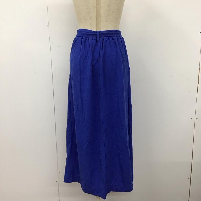 アズールバイマウジー AZUL BY MOUSSY スカート ロングスカート 250FSB81-360D ARCTIC FEEL FLARE COLOR SKIRT S 無地 青 / ブルー /  レディース USED 古着 中古 10111427