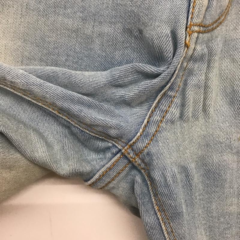 ザラメン ZARA MAN パンツ デニム、ジーンズ デニムパンツ スリムパンツ カジュアルパンツ ストレッチパンツ 42インチ ダメージ加工 インディゴ / インディゴ /  メンズ USED 古着 中古 10136646