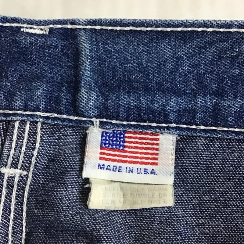 ポインター POINTER パンツ デニム、ジーンズ デニムパンツ ストレートパンツ ワイドパンツ カジュアルパンツ 34 無地 インディゴ / インディゴ /  メンズ USED 古着 中古 10116396