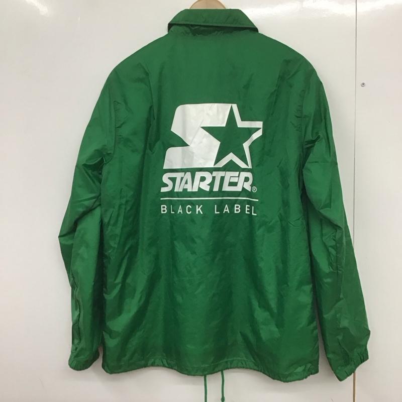 スターター STARTER ジャケット、上着 ジャケット、ブレザー ナイロンジャケット カジュアルジャケット アウター カラージャケット L ロゴ、文字 緑 / グリーン /  メンズ USED 古着 中古 10132743
