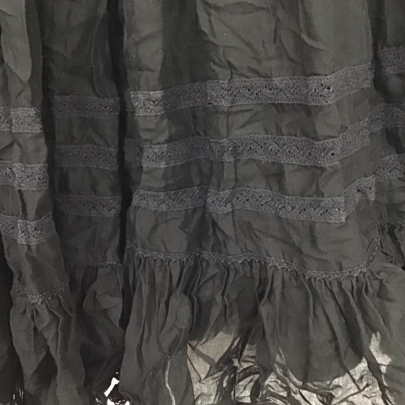 ピンクハウス PINK HOUSE スカート ロングスカート 無地 黒 / ブラック /  レディース USED 古着 中古 10131831