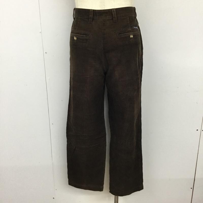 トミーヒルフィガー TOMMY HILFIGER パンツ ワークパンツ、ペインターパンツ コーデュロイパンツ ワイドパンツ ストレートパンツ カジュアルパンツ 30インチ 無地 茶 / ブラウン /  メンズ USED 古着 中古 10120835