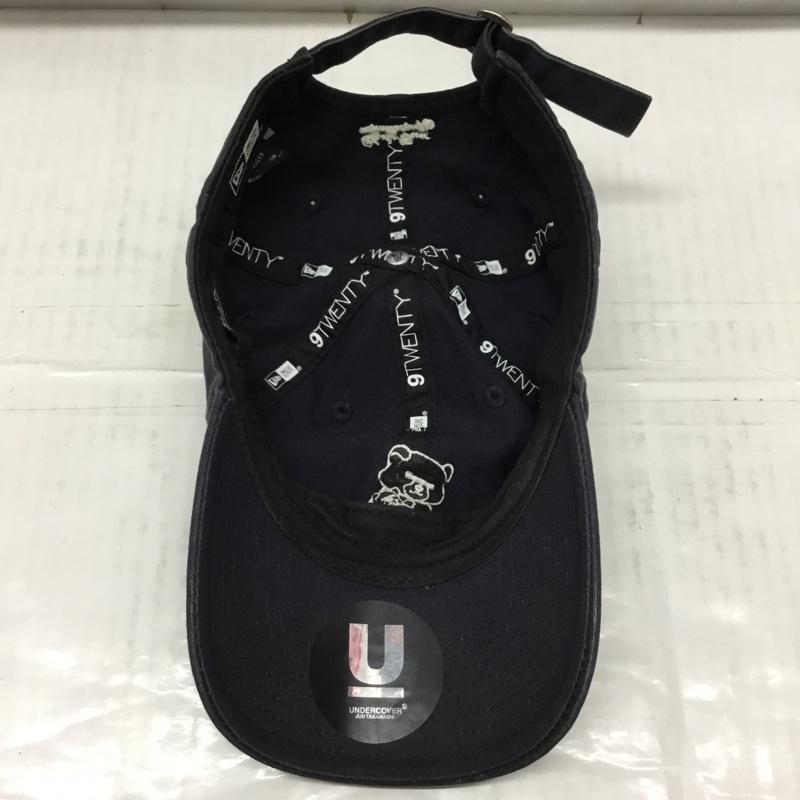アンダーカバー UNDERCOVER 帽子 キャップ NEW ERA BEAR 9TWENTY ワンポイント 紺 / ネイビー /  メンズ USED 古着 中古 10109752