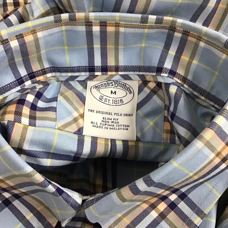 ブルックスブラザーズ BROOKS BROTHERS シャツ、ブラウス 長袖 長袖シャツ カラーシャツ 長袖カットソー チェックシャツ M チェック マルチカラー / マルチカラー /  メンズ USED 古着 中古 10112776
