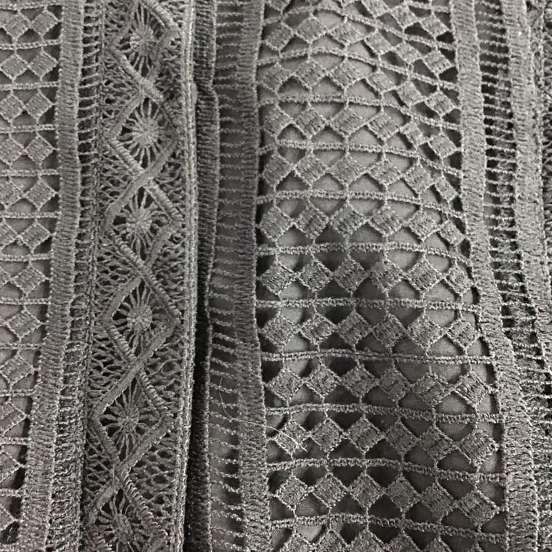 スライ SLY シャツ、ブラウス 長袖 030ASY30-0160 CLASSICLACEBLOUSE 2 無地 黒 / ブラック /  レディース USED 古着 中古 10140540
