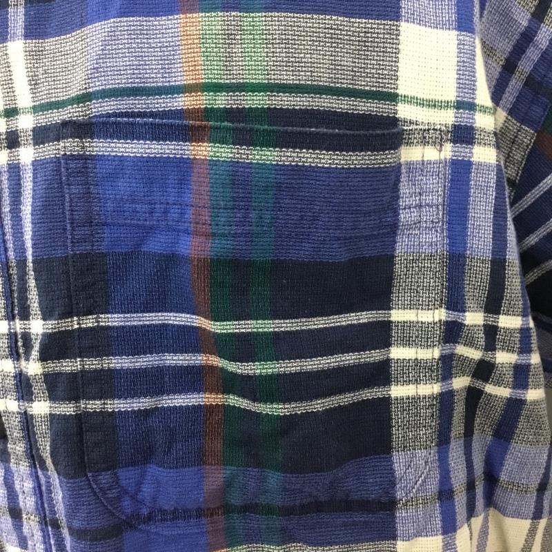 エルエルビーン L.L.Bean シャツ、ブラウス 半袖 COOL WEAVE コットン LL チェック マルチカラー / マルチカラー /  メンズ USED 古着 中古 10119758