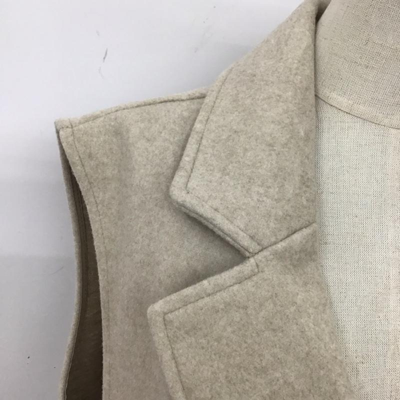 ザラ ZARA ベスト ベスト 3046 286 710 ロング ジレ XS 無地 アイボリー / アイボリー /  レディース USED 古着 中古 10116144