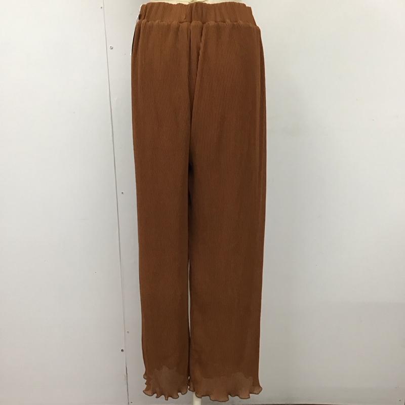ローリーズファーム LOWRYS FARM パンツ ワークパンツ、ペインターパンツ ワイドパンツ カジュアルパンツ ワークパンツ フレアパンツ FREE 無地 茶 / ブラウン /  レディース USED 古着 中古 10121672