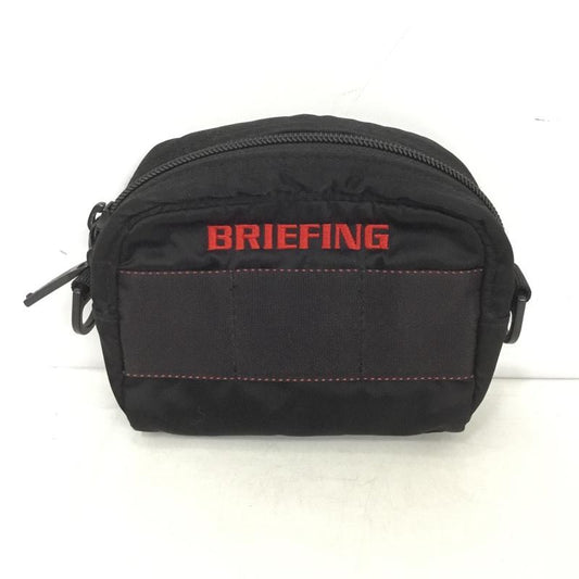 ブリーフィング BRIEFING ポーチ ポーチ 3WAY POUCH CS ショルダー ウエストポーチ ゴルフ ロゴ、文字 黒 / ブラック /  メンズ USED 古着 中古 10150583