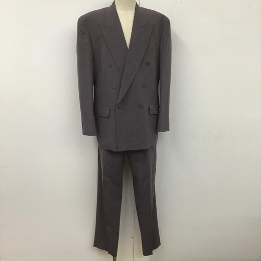 ケンゾー KENZO セットアップ セットアップ セットアップ ダブルジャケット センタータックパンツ 2点セット 3 無地 紫 / パープル /  メンズ USED 古着 中古 10106271