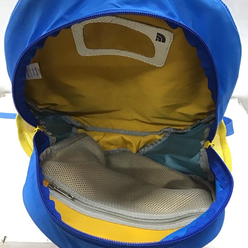 ザノースフェイス THE NORTH FACE バッグ バッグ NMJ71402 SMALL DAY キッズ リュック バックパック ロゴ、文字 青 / ブルー / X 黄 / イエロー /  ボーイズ USED 古着 中古 10116283