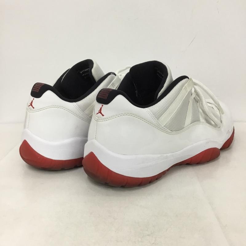 ナイキ NIKE スニーカー スニーカー 528895 101 AIR JORDAN 11 RETRO LOW 31cm 箱有 ロゴ、文字 白 / ホワイト / X 黒 / ブラック / X 赤 / レッド /  メンズ USED 古着 中古 10144823