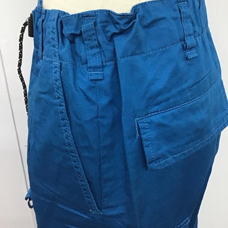 スライ SLY スカート ロングスカート 030gsz31-4200 MANY POCKET 2WAY スカート 2 無地 青 / ブルー /  レディース USED 古着 中古 10119781