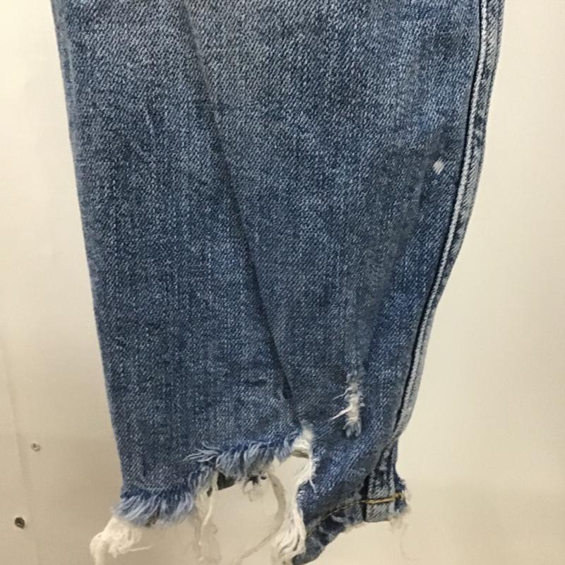 ザラ ZARA パンツ デニム、ジーンズ デニムパンツ スリムパンツ ストレッチパンツ ジーンズ ペイント加工 38 プリント インディゴ / インディゴ /  メンズ USED 古着 中古 10105824
