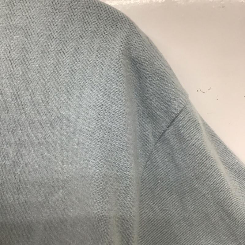 キャリー CALEE Tシャツ 半袖 半袖カットソー 無地Tシャツ クルーネックカットソー L ロゴ、文字 水色 / ライトブルー /  メンズ USED 古着 中古 10135940