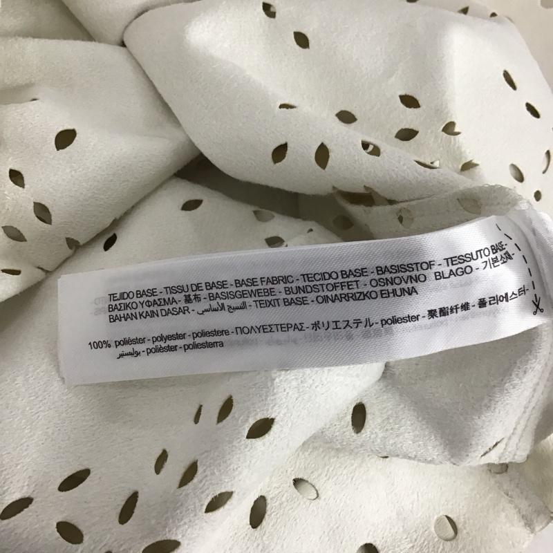 ザラ ZARA ジャケット、上着 ジャケット、ブレザー 7969/048/052 フェイクレザー上着 M 無地 オフホワイト / オフホワイト /  レディース USED 古着 中古 10136620