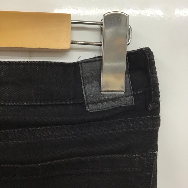 ザラ ZARA パンツ デニム、ジーンズ スキニー ストレッチ 36 無地 黒 / ブラック /  レディース USED 古着 中古 10139603