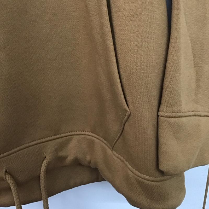 ザラウーマン ZARA WOMAN パーカー 長袖 長袖パーカー プルオーバーパーカー スウェット M 無地 茶 / ブラウン /  レディース USED 古着 中古 10145157