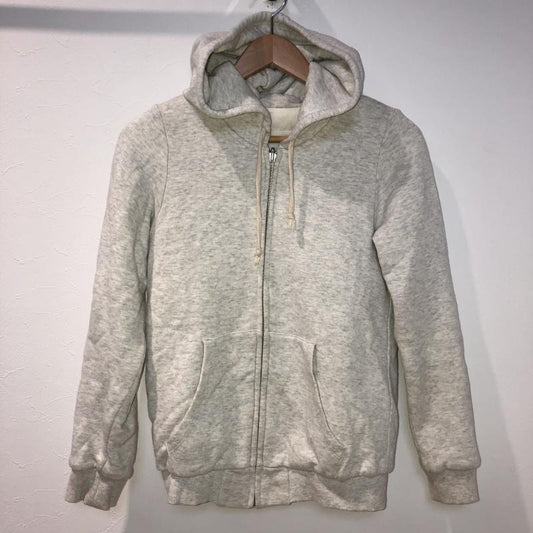 ユナイテッドアローズグリーンレーベルリラクシング UNITEDARROWSGREENLABELRELAXING パーカー 長袖 無地 白 / ホワイト /  レディース USED 古着 中古 10013302