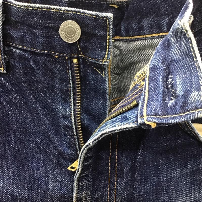リーバイストラウスアンドコー Levi Strauss & co. パンツ デニム、ジーンズ デニムパンツ ストレートパンツ ワイドパンツ カジュアルパンツ 32インチ 無地 インディゴ / インディゴ /  メンズ USED 古着 中古 10113581