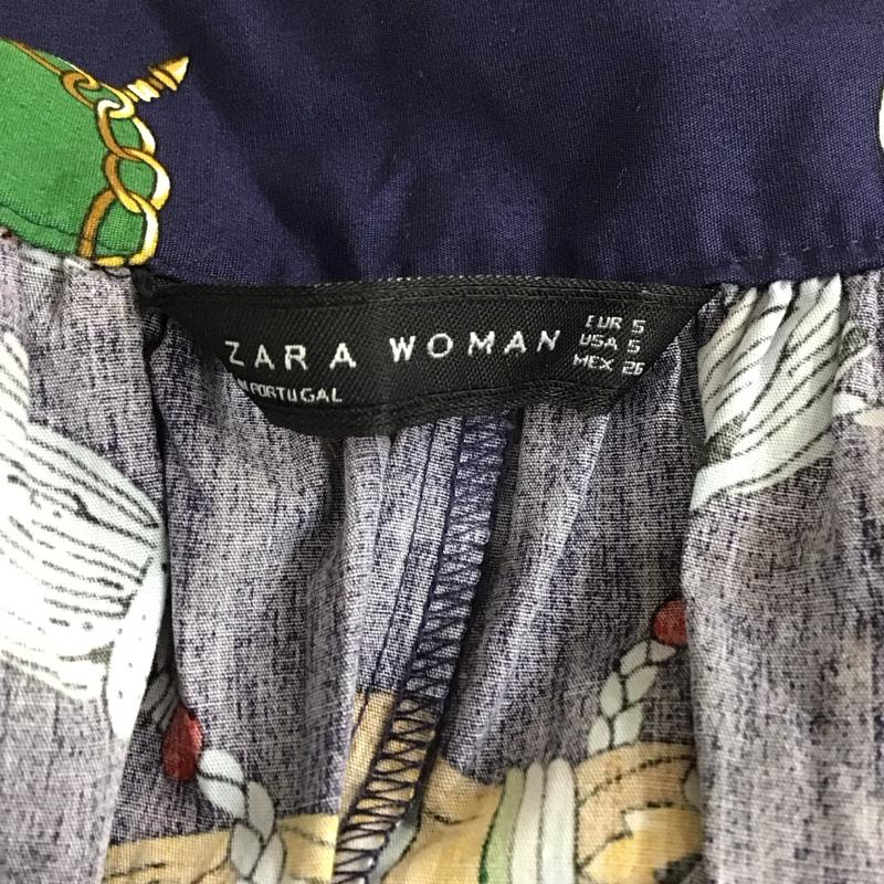 ザラ ZARA スカート ロングスカート 4043 269 401 フロントボタン S 総柄 マルチカラー / マルチカラー /  レディース USED 古着 中古 10112000