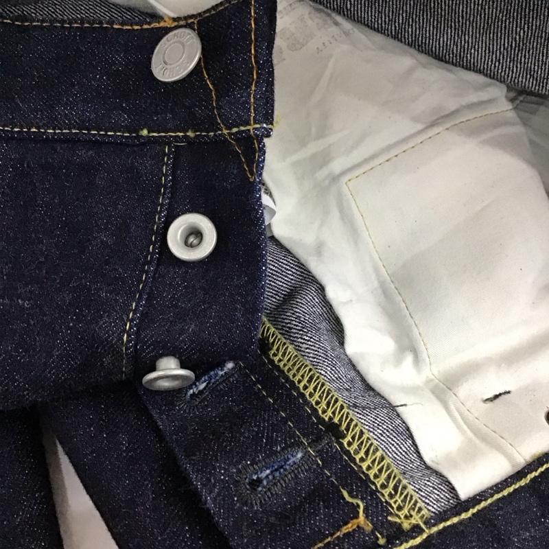 ショット schott パンツ デニム、ジーンズ デニムパンツ ワーカージーンズ カジュアルパンツ ストレートパンツ 34 無地 インディゴ / インディゴ /  メンズ USED 古着 中古 10112069