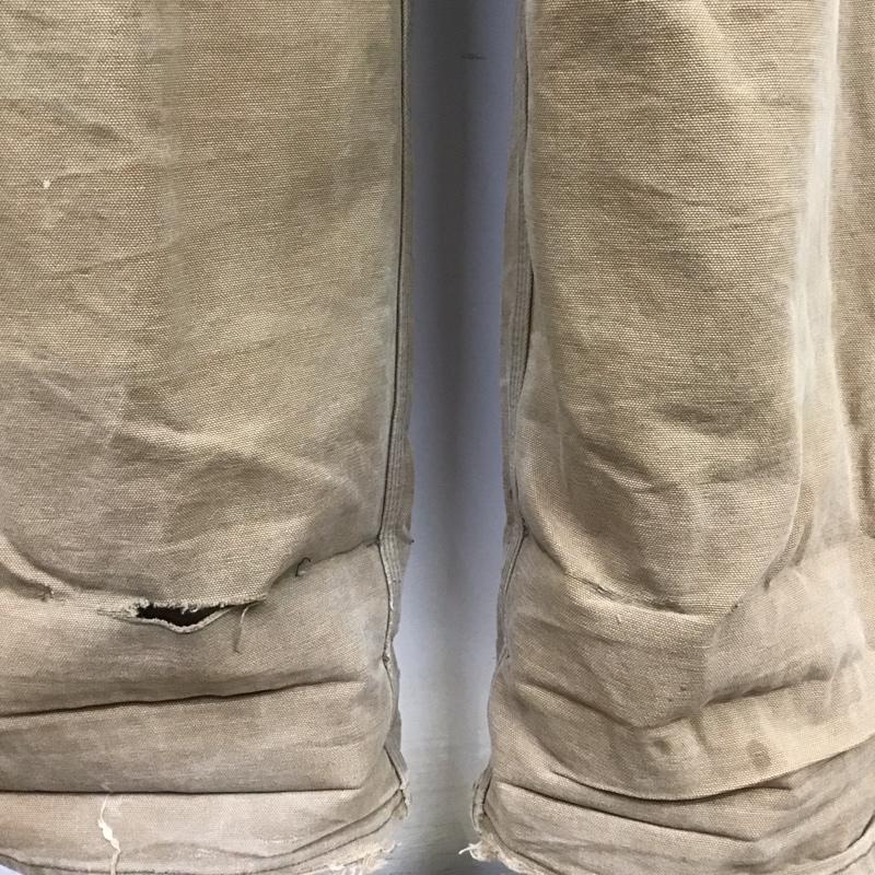 カーハート Carhartt サロペット・オーバーオール サロペット、オーバーオール ロゴ、文字 ベージュ / ベージュ /  メンズ USED 古着 中古 10133463