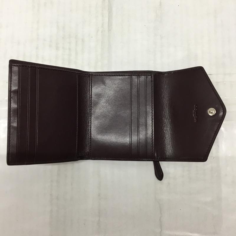 コーチ COACH 財布 コンパクト財布 フローラル スモール財布 花柄 桃 / ピンク /  レディース USED 古着 中古 10116647