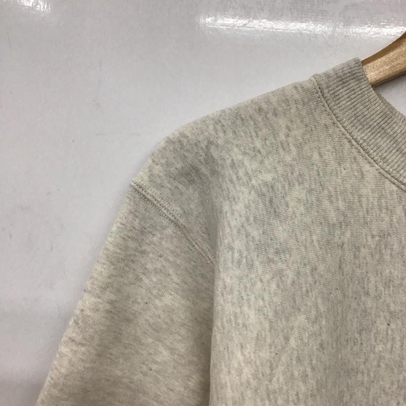 ウエアハウス WAREHOUSE トレーナー 長袖 スウェット 裏起毛 L 無地 灰 / グレー /  メンズ USED 古着 中古 10144016