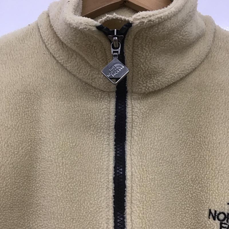 ザノースフェイス THE NORTH FACE ジャケット、上着 ジャンパー、ブルゾン na-3295 フリースジャケット スタンドネック アウター M ロゴ、文字 ベージュ / ベージュ /  メンズ USED 古着 中古 10148120