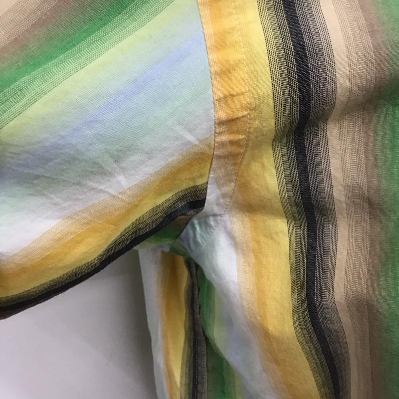 ラコステ LACOSTE シャツ、ブラウス 半袖 半袖シャツ ストライプシャツ ポケットシャツ 3 ストライプ マルチカラー / マルチカラー /  メンズ USED 古着 中古 10125763