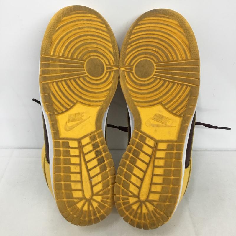 ナイキ NIKE スニーカー スニーカー DD1391-702 DUNK LOW RETRO 26cm 26.0cm ロゴ、文字 ボルドー / ボルドー / X 黄 / イエロー /  メンズ USED 古着 中古 10142829