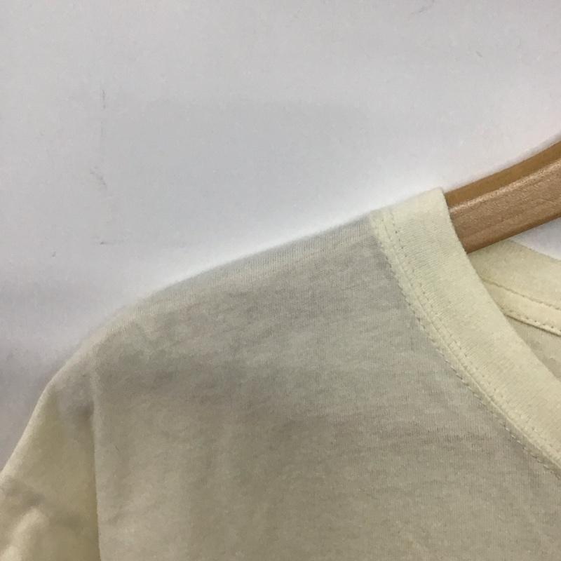 チャムス CHUMS Tシャツ 半袖 半袖カットソー プリントTシャツ クルーネックカットソー L プリント アイボリー / アイボリー /  メンズ USED 古着 中古 10145890