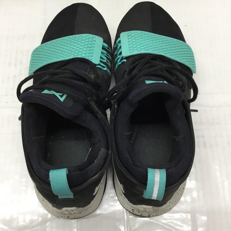 ナイキ NIKE スニーカー スニーカー 878628-002 PG1EP 27.5cm 27.5cm ワンポイント 黒 / ブラック / X 水色 / ライトブルー /  メンズ USED 古着 中古 10107581