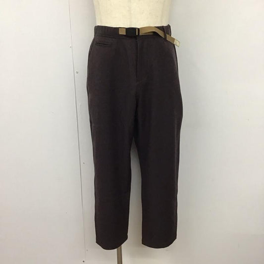 グラミチ GRAMICCI パンツ ワークパンツ、ペインターパンツ GMP4-F1007 Gramicci別注 WOOLLIKEDARTPANT ワイドパンツ S 無地 茶 / ブラウン /  メンズ USED 古着 中古 10122782