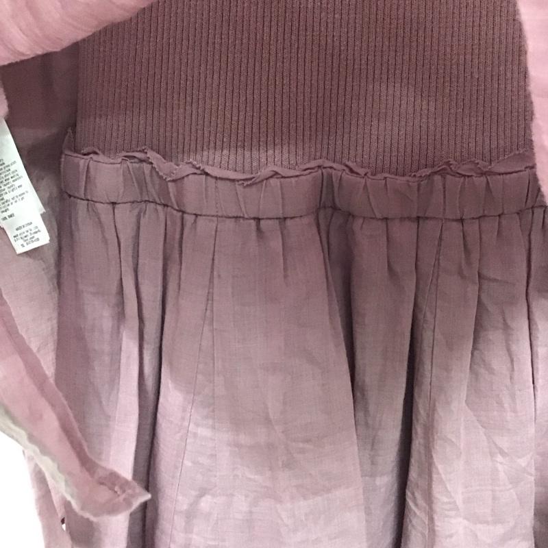 ミラオーウェン Mila Owen セットアップ セットアップ 09WF0212012 ニットドッキングワンピース シャツセットアップ 1 無地 紫 / パープル /  レディース USED 古着 中古 10142272