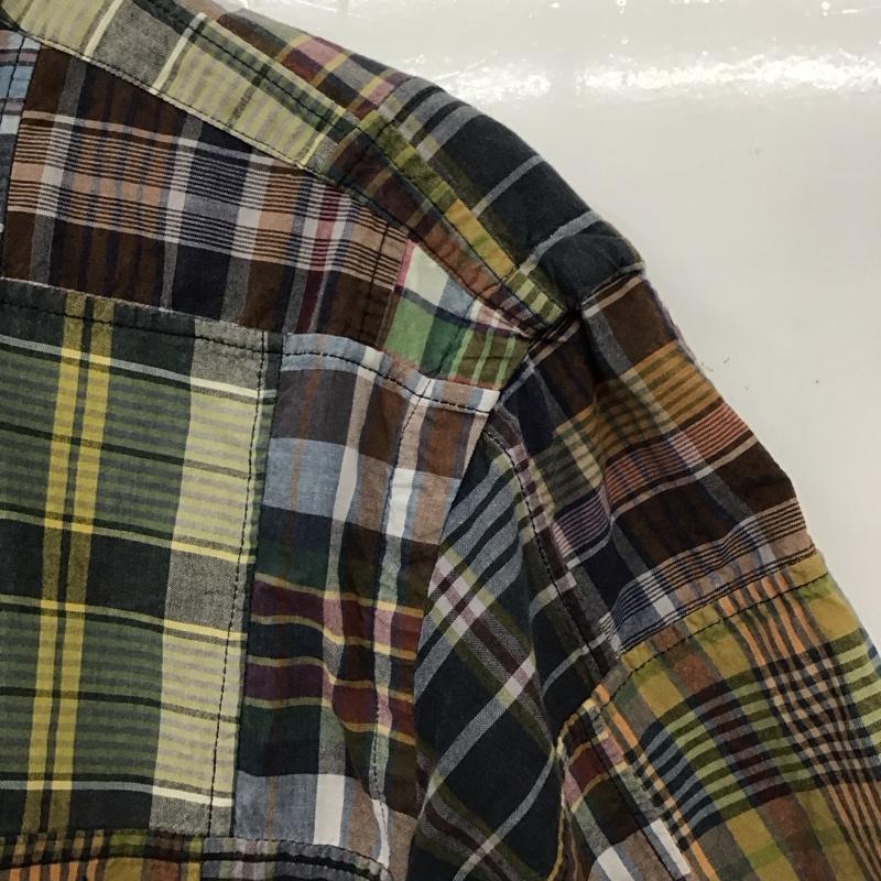 ラルフローレン RALPHLAUREN シャツ、ブラウス 半袖 半袖シャツ チェックシャツ ボタンダウンシャツ L チェック マルチカラー / マルチカラー /  メンズ USED 古着 中古 10136834