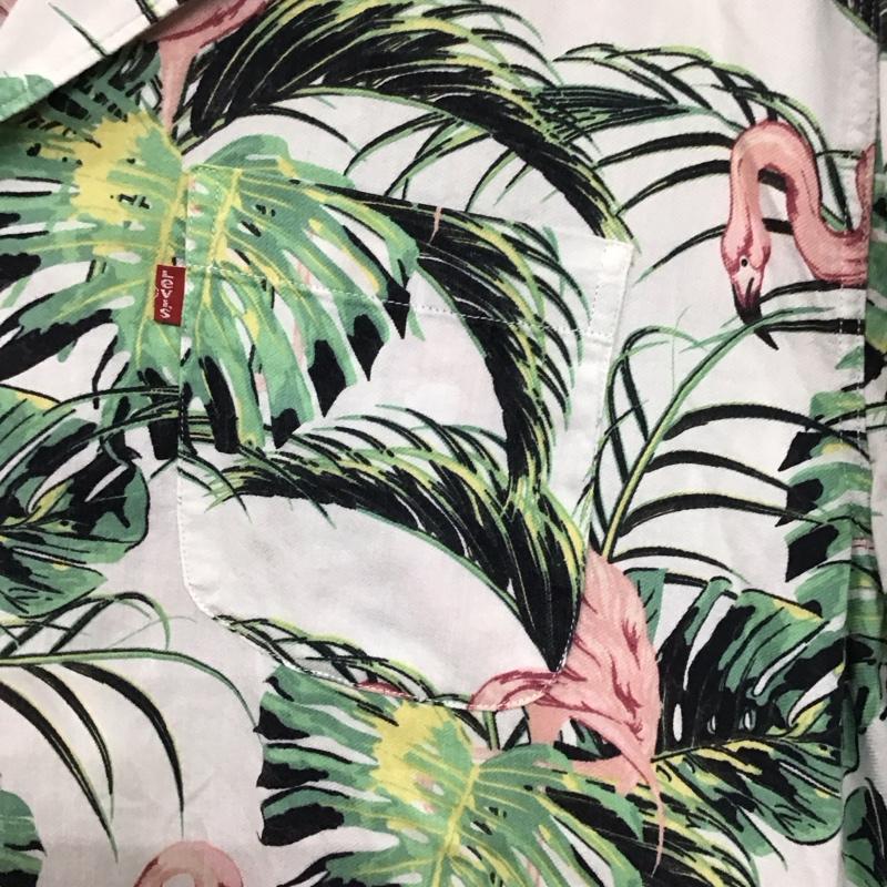 リーバイス Levi s シャツ、ブラウス 半袖 半袖シャツ プリントシャツ ポケットシャツ アロハシャツ M プリント マルチカラー / マルチカラー /  メンズ USED 古着 中古 10132573