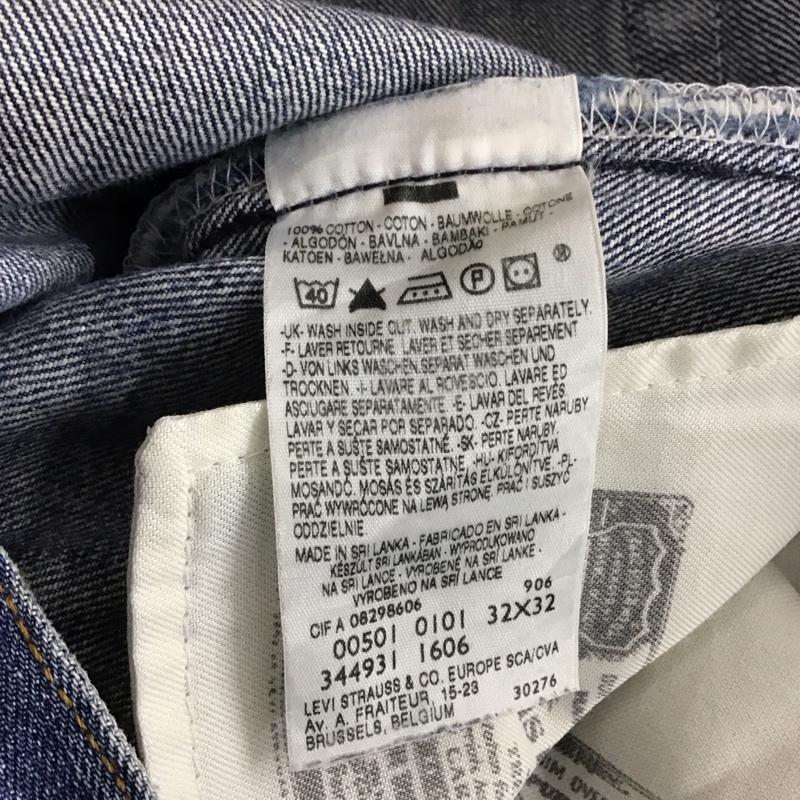 リーバイストラウスアンドコー Levi Strauss & co. パンツ デニム、ジーンズ デニムパンツ ストレートパンツ カジュアルパンツ 32インチ 無地 インディゴ / インディゴ /  メンズ USED 古着 中古 10120499