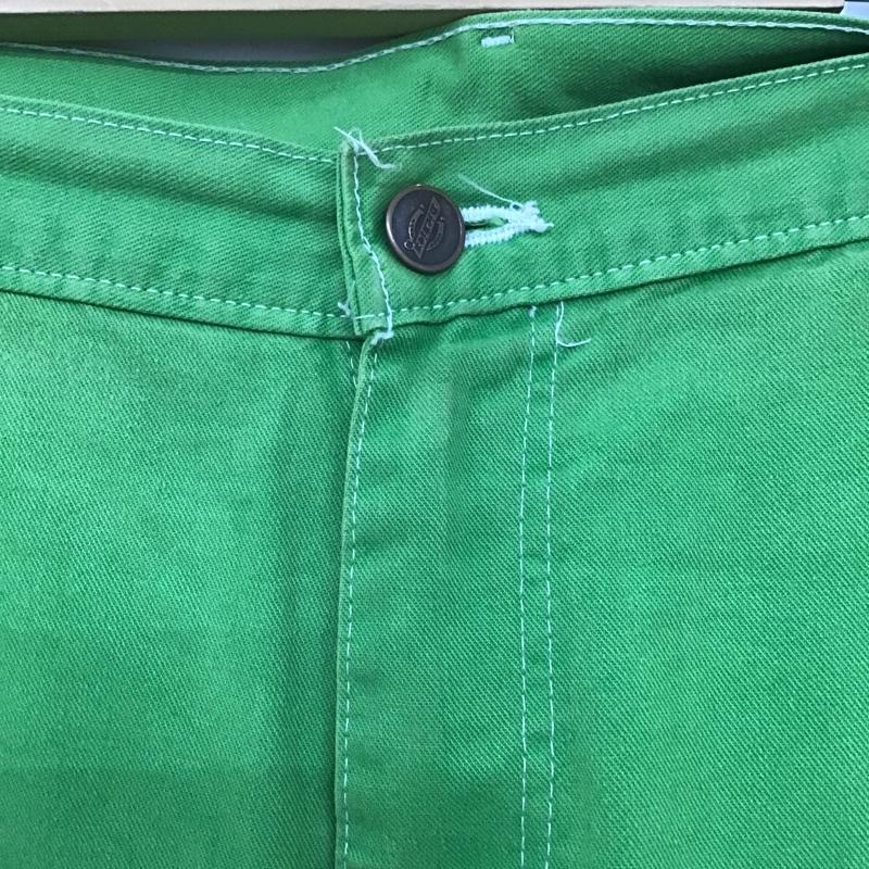 ディッキーズ Dickies パンツ デニム、ジーンズ デニムパンツ ワイドパンツ ストレートパンツ ワークパンツ 無地 緑 / グリーン /  メンズ USED 古着 中古 10105789