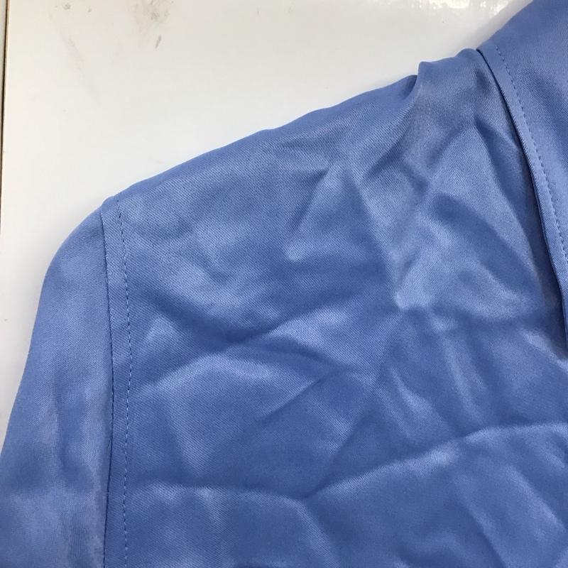 ザラ ZARA シャツ、ブラウス 長袖 タグ付 M 無地 青 / ブルー /  レディース USED 古着 中古 10129241