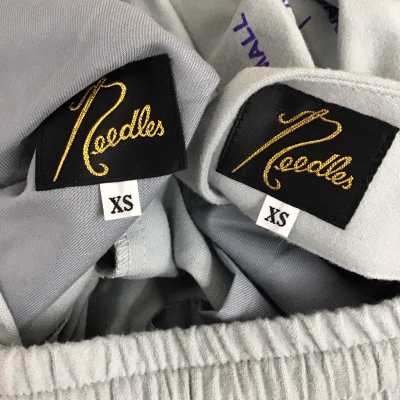 ニードルス Needles セットアップ セットアップ ノーカラーシャツ カジュアルパンツ 2点セット セットアップ XS ロゴ、文字 灰 / グレー /  メンズ USED 古着 中古 10119425