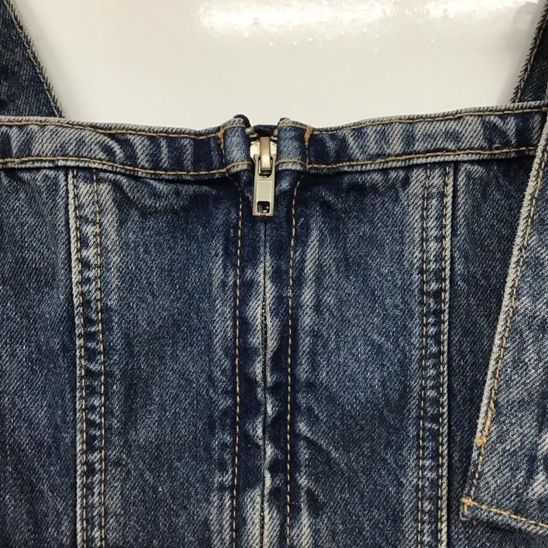 ザラ ZARA キャミソール キャミソール 3607/210/407 デニム XS 無地 青 / ブルー /  レディース USED 古着 中古 10149093